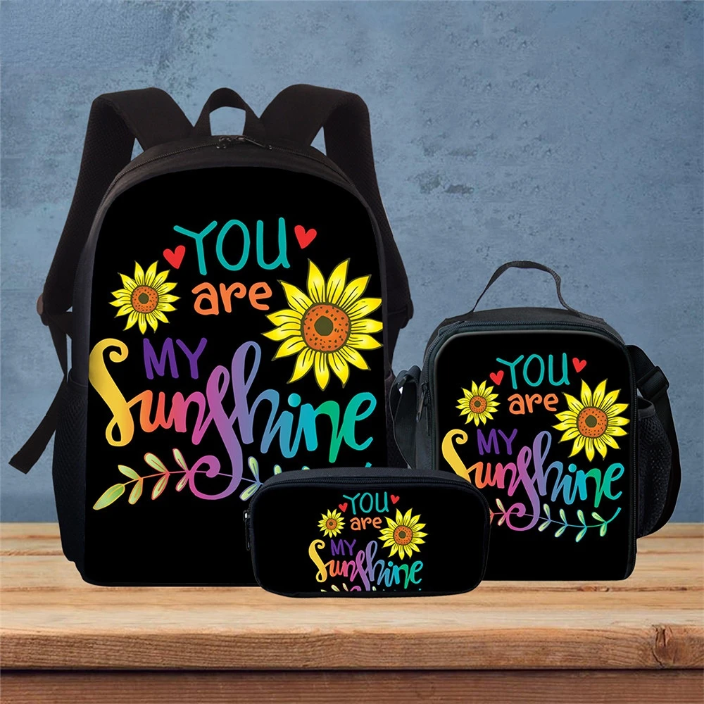 

Лидер продаж, детские школьные ранцы с принтом «You Are My Sunshine»