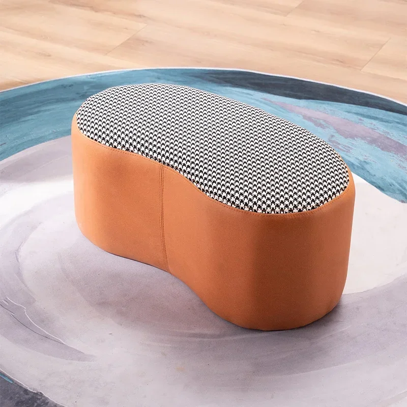 Роскошный табурет INS Lamb сменная шерстяная табуретка для ног пуф спальни