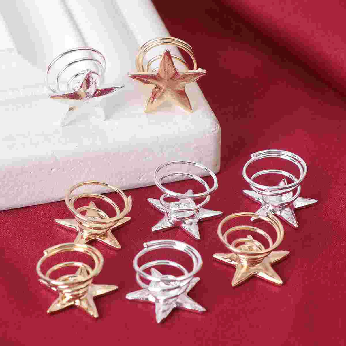 

Hair Clips Spiral Accessories Hairpin Star Gold Bride Hairpins Wedding Thin Small Metal Barrettes Thick Girls