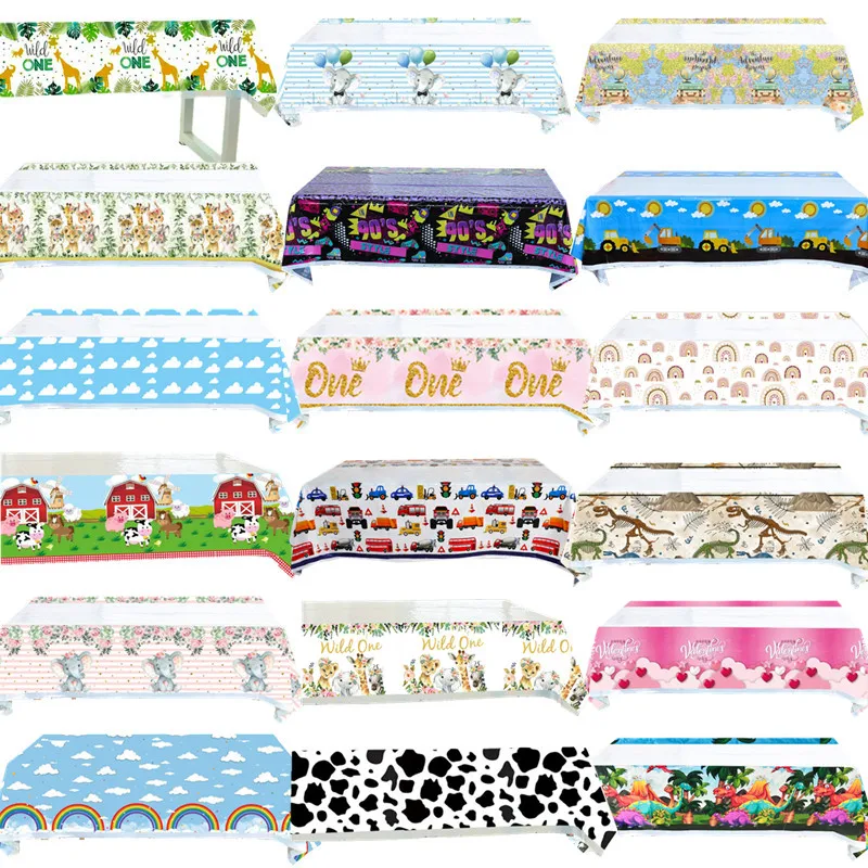 

Дикая одна сафари джунгли темы одноразовая посуда скатерть для вечеринки дети мальчик день рождения детский душ украшения для вечеринки