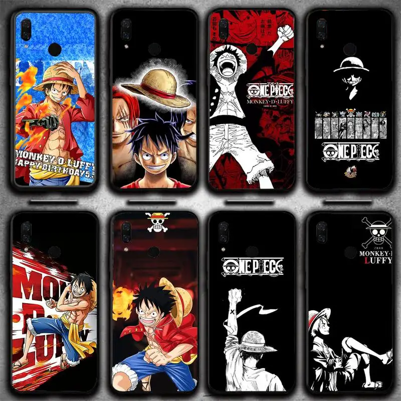 

One Piece Luffy Monkey Phone Case For Xiaomi Mi 11 10 A2 A2lite A1 9 9SE 8Lite 8explorer F1 Poco M3 X3 Pro Fundas Cove