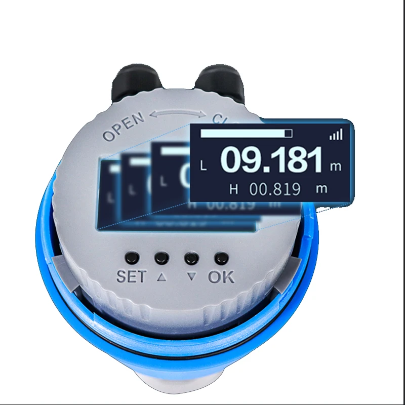 Ультразвуковой датчик уровня диапазон 15 м ультразвуковой воды выход 4-20 мА 0-10 В