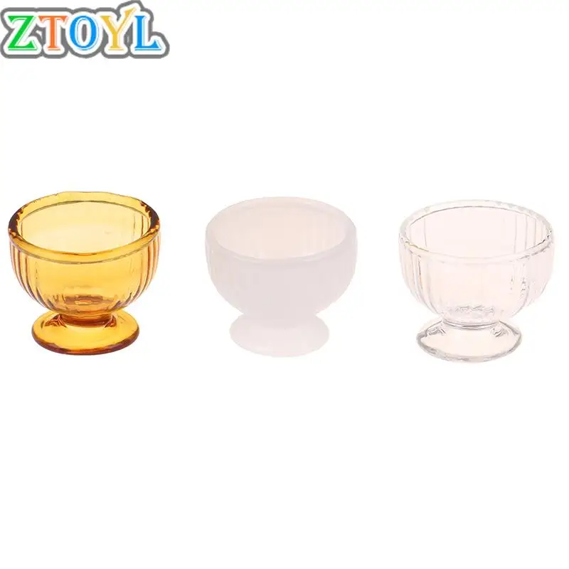 

1:12 Dollhouse Miniature Glass Fruit Plate Bowl Tray Model Accessories Toys