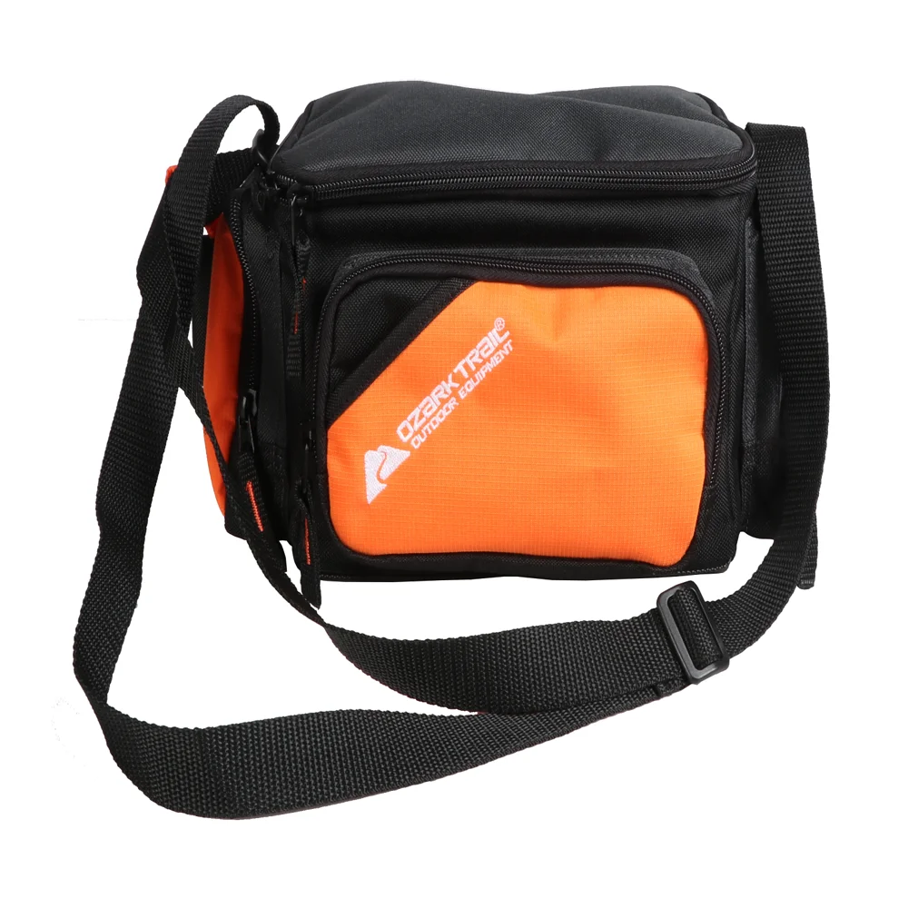 

Soft-Sided 350 Fishing Tackle Bag with 3 Tackle Boxes, Orange &