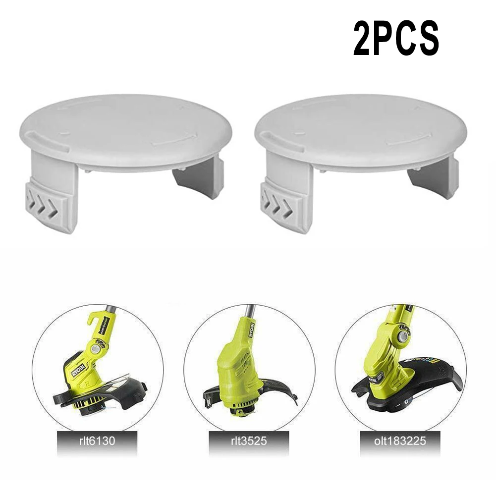 

2pcs Spool Cover For Ryobi One + 18V, 24V Or 40V Cordless Spool Cap Cover AC14HCA 3411546-7G String Trimmer Parts Spool Cover