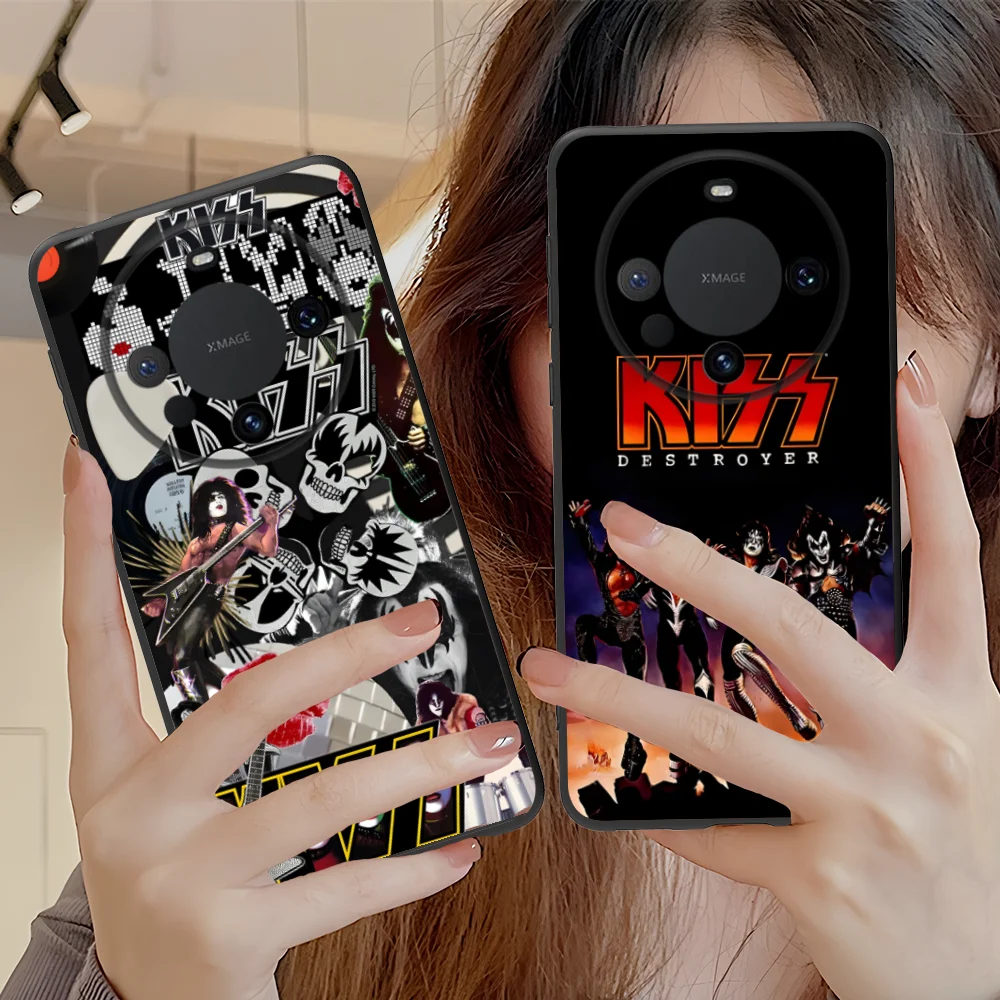 Чехол для мобильного телефона Kiss Huawei Mate 60 50 40 30 20 10 Pro Plus Lite E 5G черный чехол