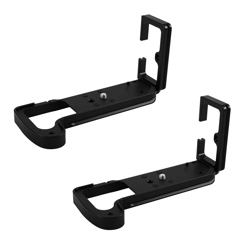 

2X Quick Release L Plate/Bracket Holder Hand Grip L-Shaped For Fuji Fujifilm X-H1 Xh1 Vertical Shoot Quick Release