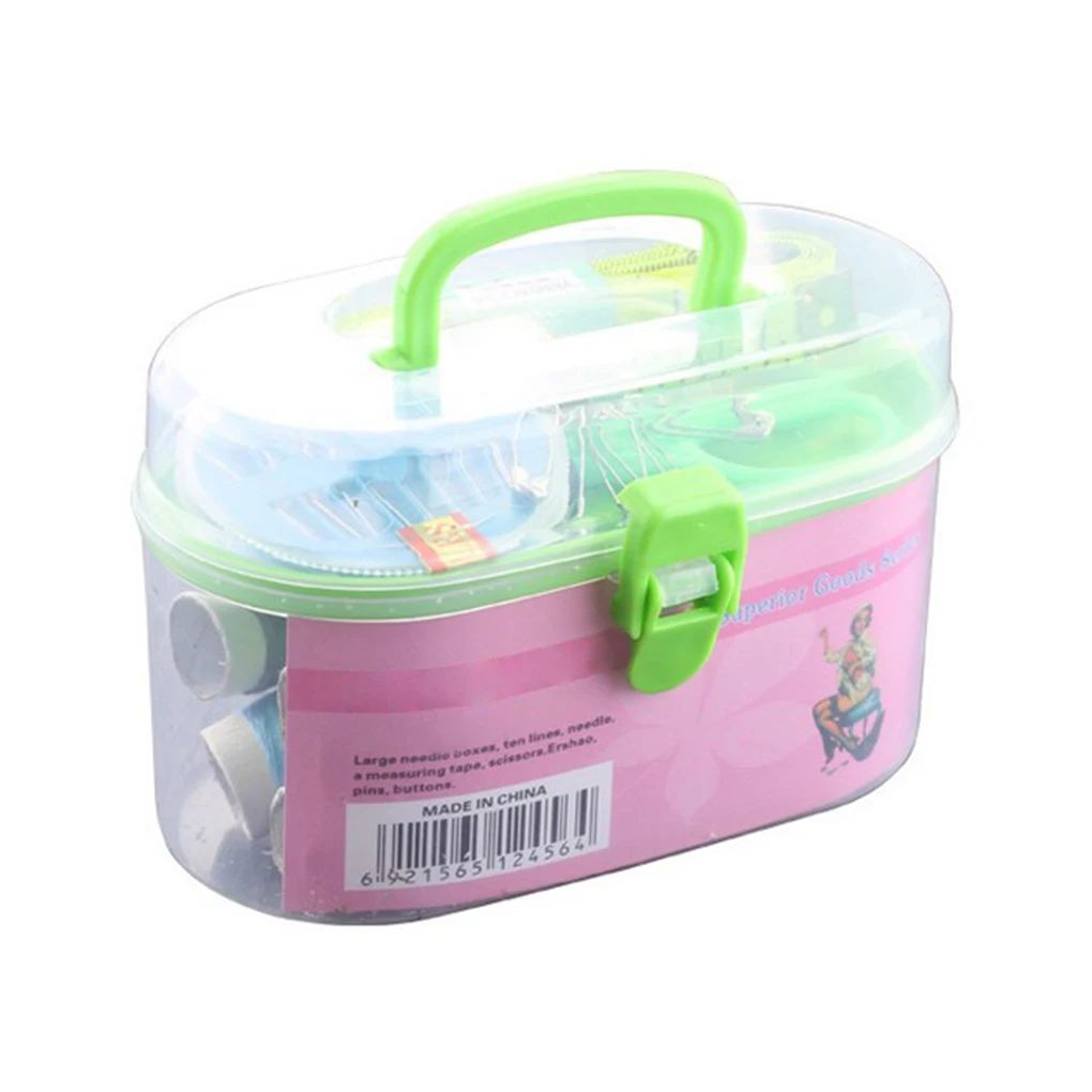 

Portable Sewing Box Plastic Household DIY Stitching Thread Set Portable Embroidery Craft Needle Quilting Tools