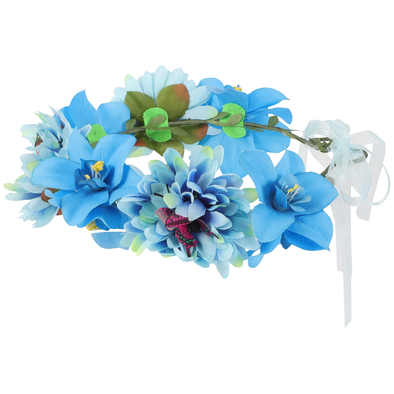 

Свадебный Цветочный венок для невесты