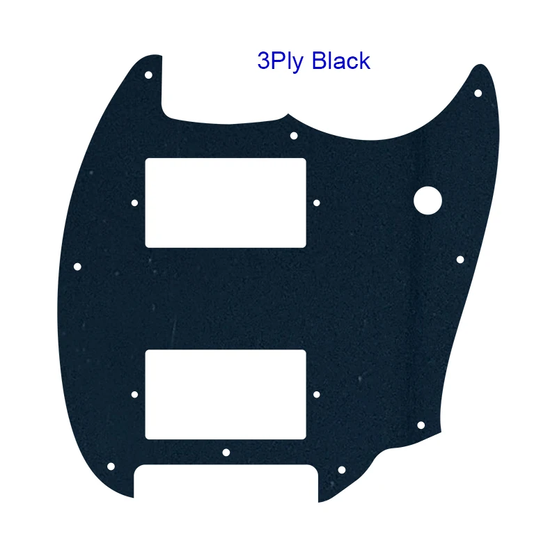 Фото Запчасти для гитар Feiman - Squier Bullet Mustang с звукоснимателями PAF Humbucker, многоцветные варианты пикгардов для гитар. №3