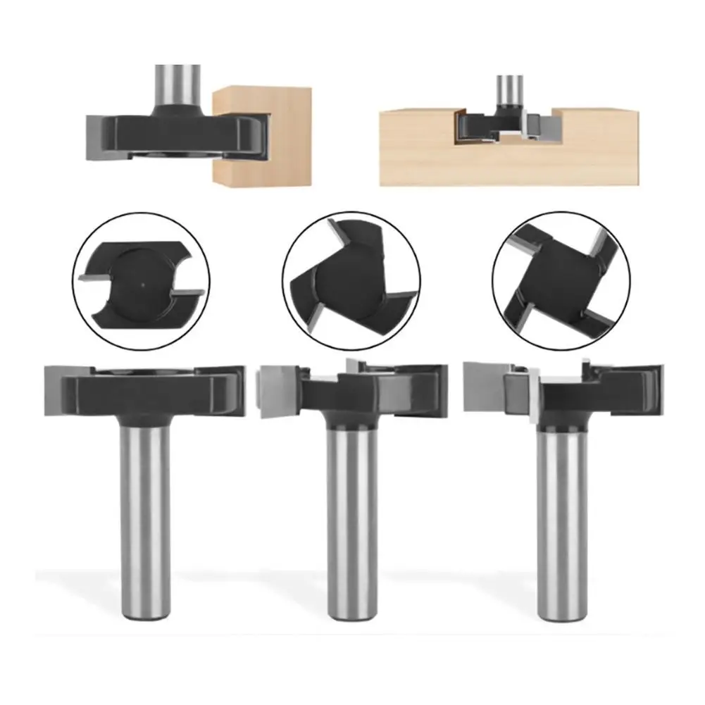 

Shank 2/3/4-Flutes Wood Planer Bit,CNC Spoilboard Surfacing Tools Bit,Slab Flattening Cutter Woodworking Milling Router X3R3