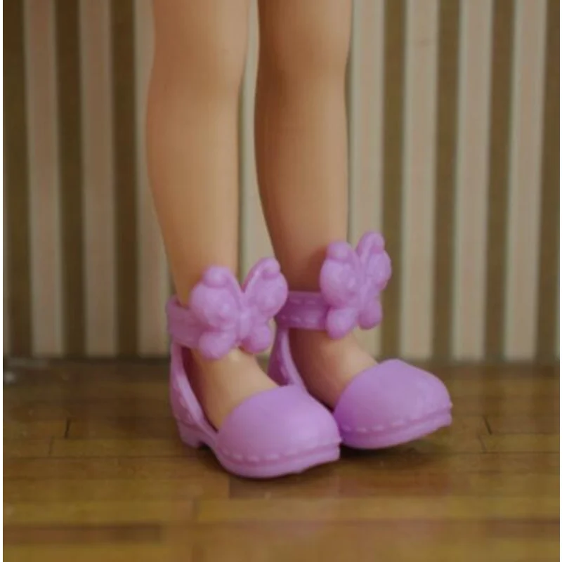 

BQ2 Dolls purple shoes small toy accessories for height 11cm kelly dolls feet