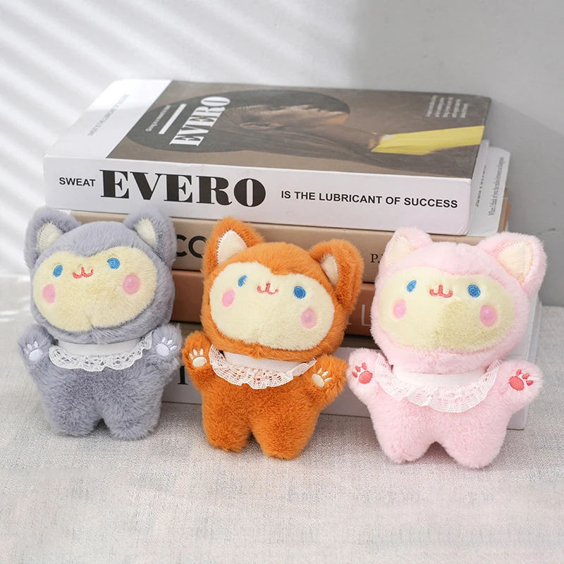 

Милая мультяшная плюшевая лиса, мягкая кукла, игрушки, подвеска, брелок, детские подарки