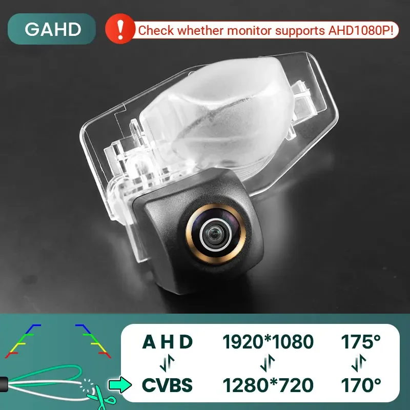 

GreenYi ° Автомобильная камера заднего вида HD 1080P для Honda CRV Odyssey Accord Crosstour FR-V Fit Jazz HRV CRZ CRX, автомобиль ночного видения