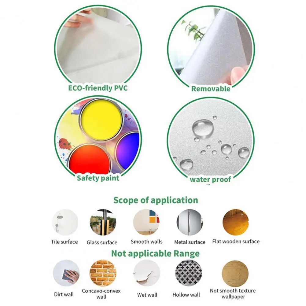 

Peel Stick Sticker Vibrant Long-lasting Toilet Decoration Stickers Easy to Apply Secure Adhesion for Bathroom Vibrant Color