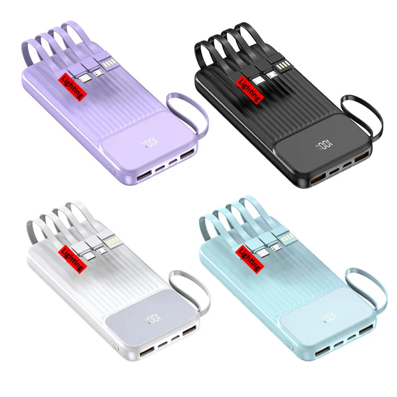 Портативное зарядное устройство Ranwomen 20000 мАч 120 Вт Сверхбыстрая зарядка