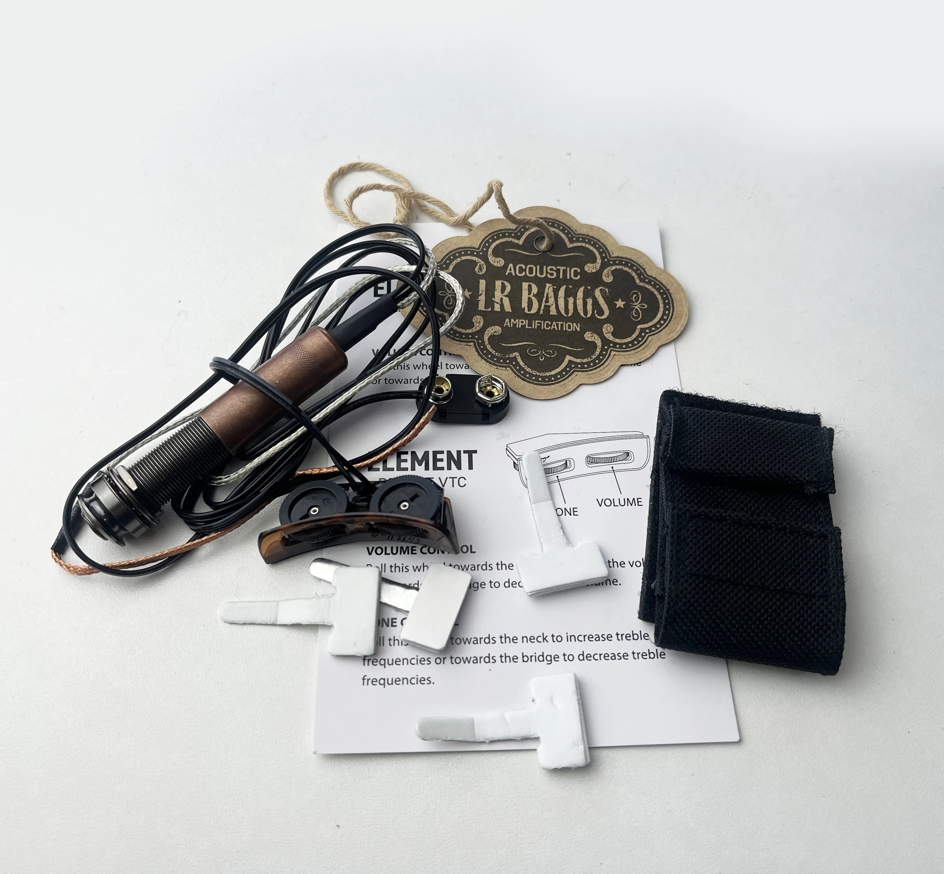 LR Baggs Element Active System EBS-VTC Объемный звукосниматель под седлом