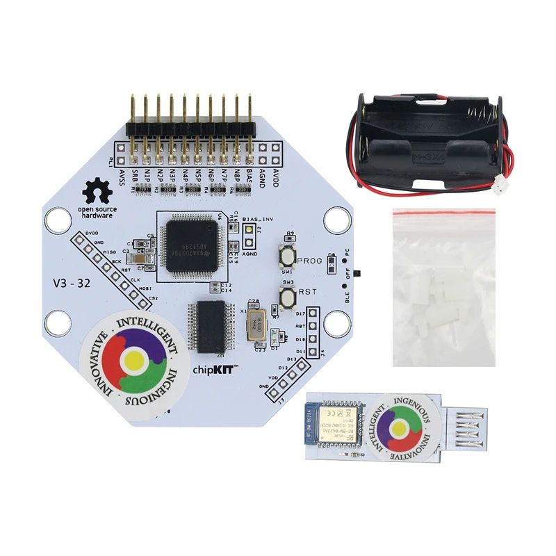 

OpenBCI V3-Módulo eléctrico para Arduino EEG brain, compatible con código abierto, 8/16 canales, versión Wifi / Bluetooth