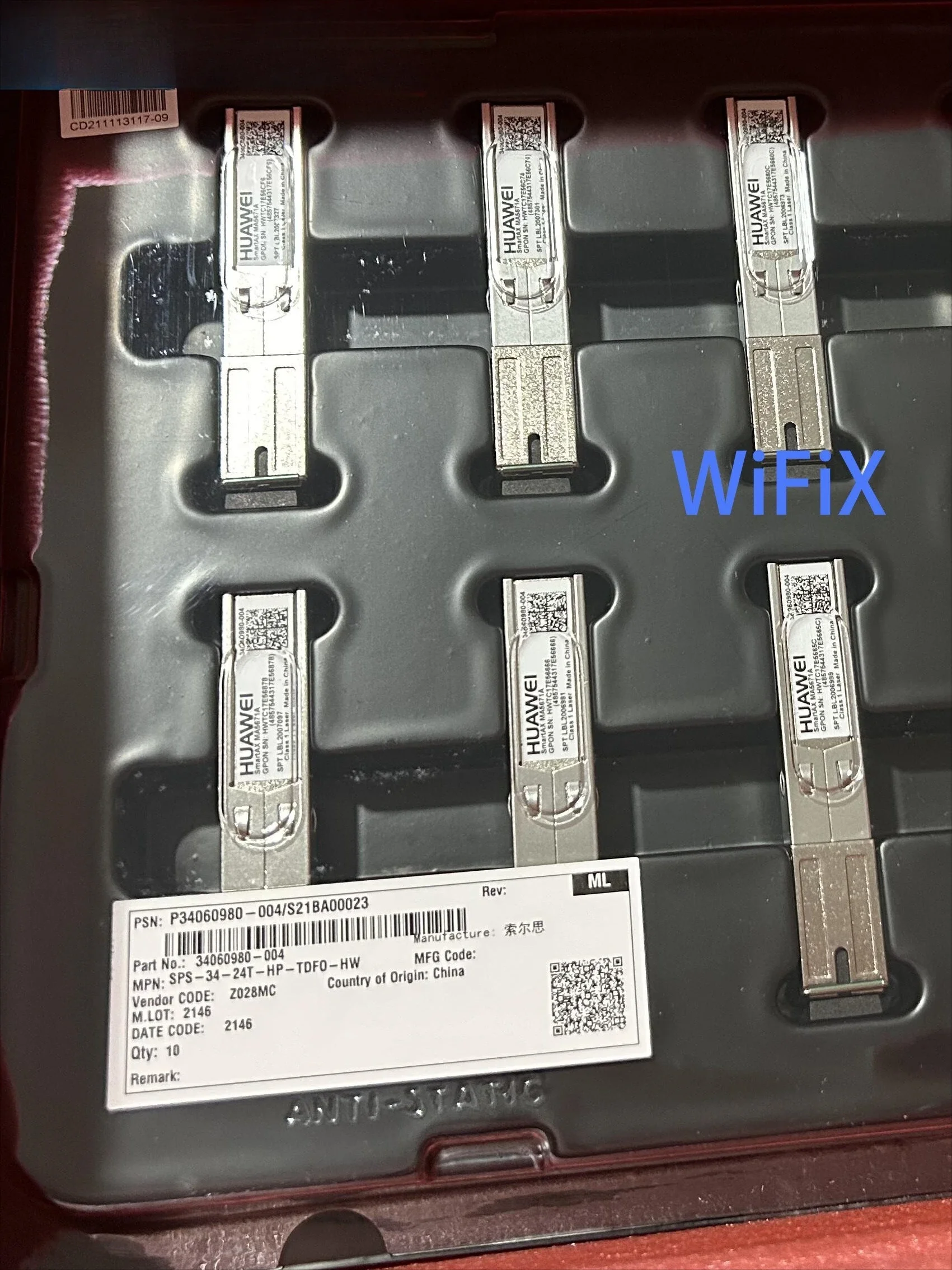 Оптический широкополосный SFP-интерфейс MA5671A 2 5G GPON ONT Ultra Gigabit