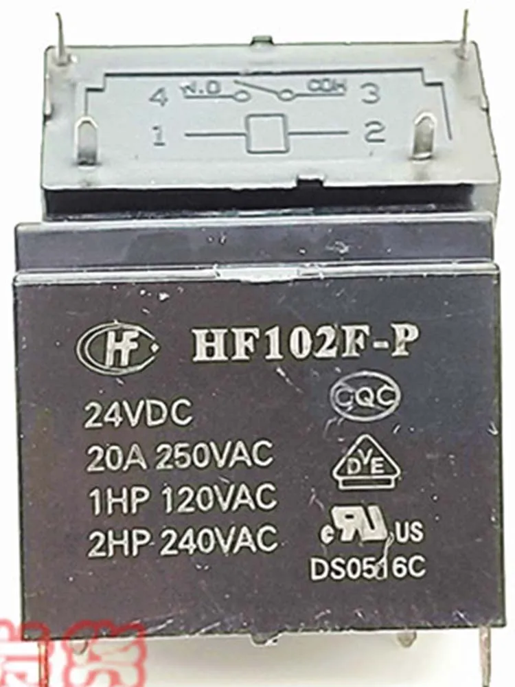 

HF102F-P реле 24 В постоянного тока 24 В