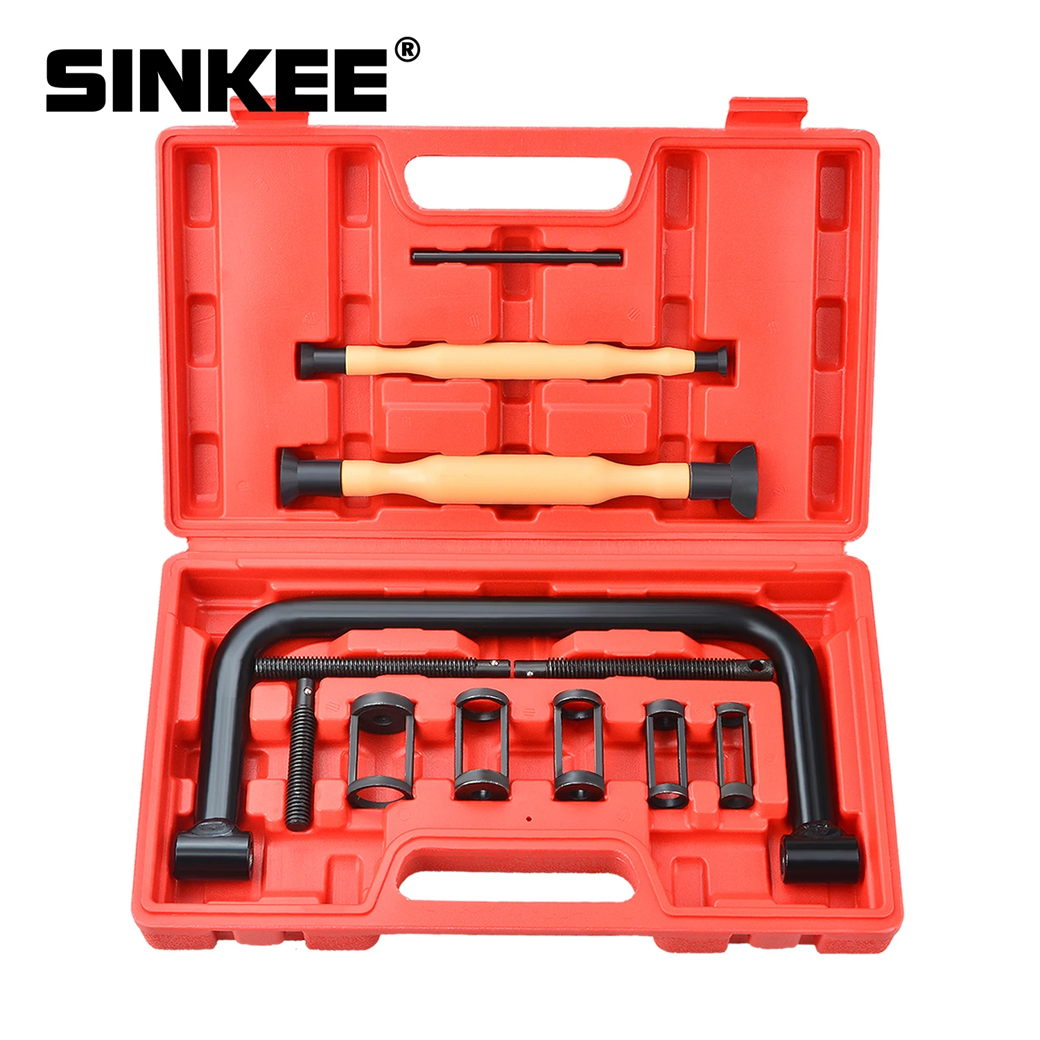 

12 шт пружина клапана компрессора с клапаном ручного Lapper шлифовального инструмента двигателя головки цилиндра палки инструменты комплект