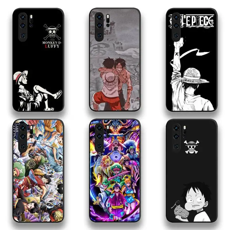 

One piece Luffy Roronoa Zoro Trafalgar D. Water Law Phone Case For Huawei P20 P30 P40 lite E Pro Mate 40 30 20 Pro P Smart 2020