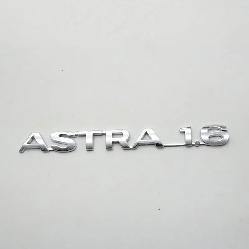 

Car Rear Chrome Sticker Decal For Opel Vauxhall Astra 1.6 Emblem Badge Logo
