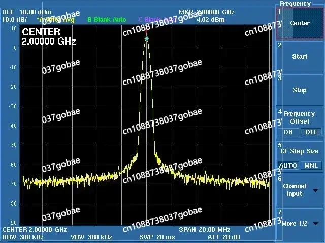 ADF5355 Модуль цветного экрана Источник сигнала VCO Микроволновой синтезатор частоты