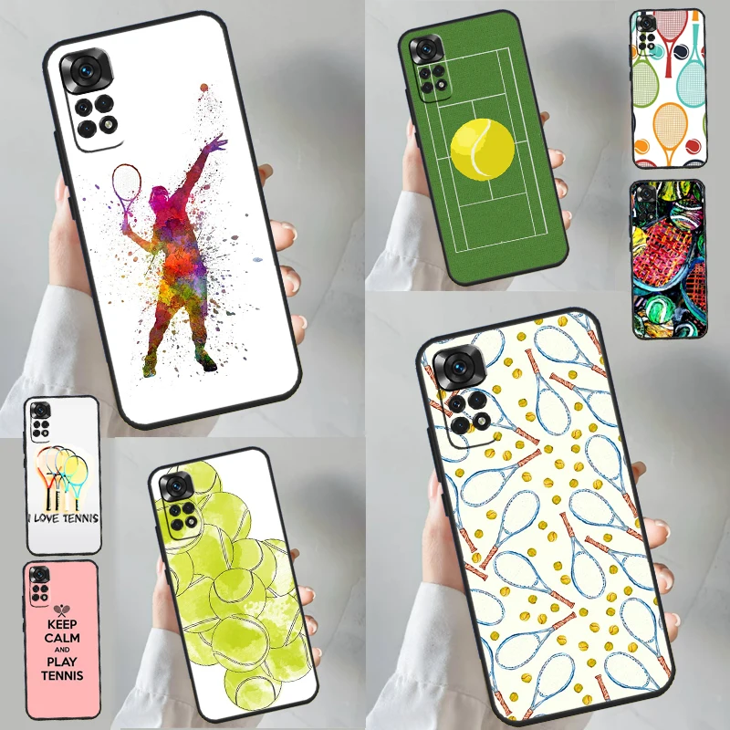 Чехол для теннисных ракеток Xiaomi Redmi 13C 12 C 10C 9C Note 13 Pro 9 10 11 9S 10S 11S 12S