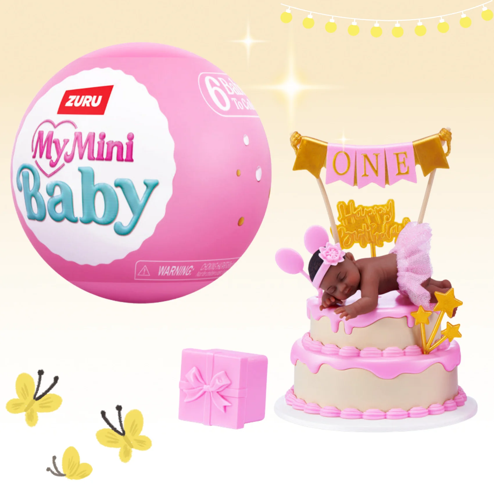 Фото В наличии: Zuru Mini Brands Sweet Baby – силиконовая миниатюрная кукла-капсула, настольное украшение, коллекционная игрушка, подарок на день рождения или праздник для детей №5