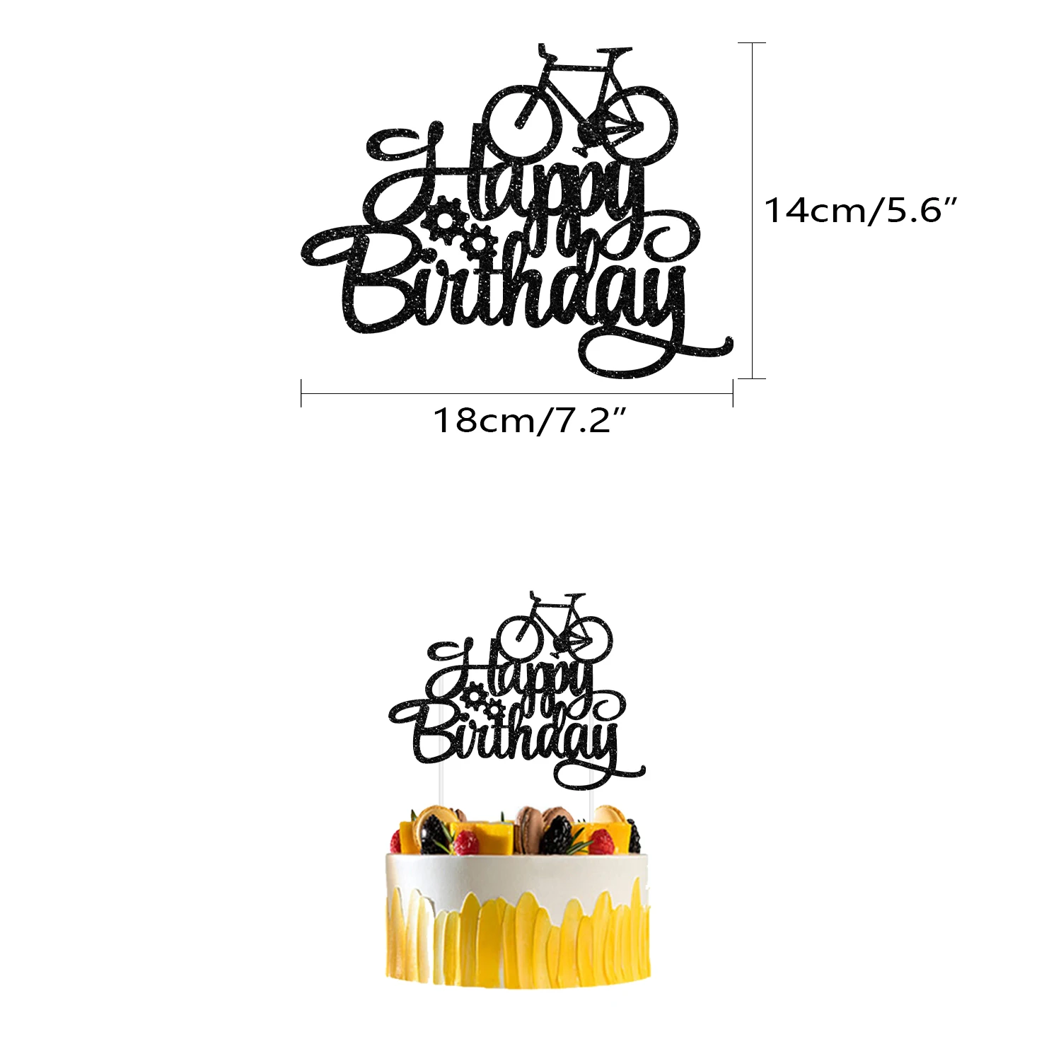 Sursurprise велосипедные аксессуары для украшения велосипеда золотые черные