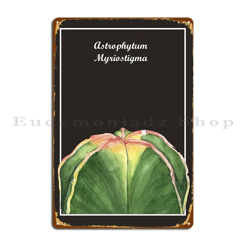 Астрофитум Myriostigma металлический налет Настенный декор настенная пещера гостиная живопись на заказ жестяной знак постер