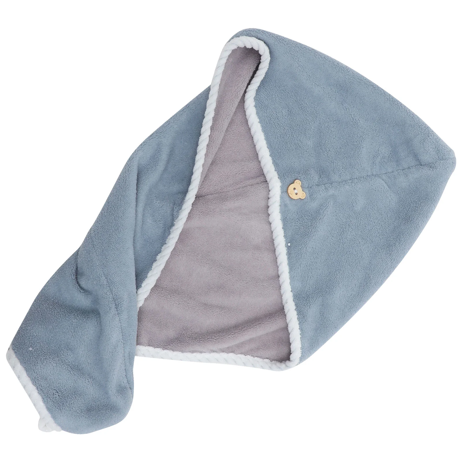 

Coral Fleece Dry Hair Hat Reusable Shower Caps Women Turban Towel Womens Wrap Thicken