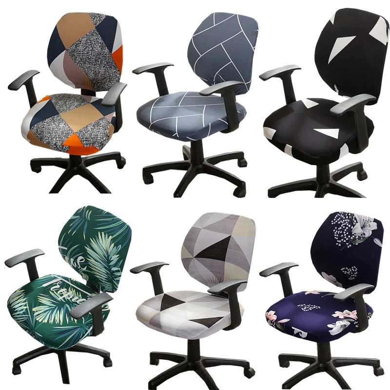 

Elastic Computer Chair Cover Stretch Office Chair Cover Removable Slipcover Seat Case Without Armrest housse de chaise
