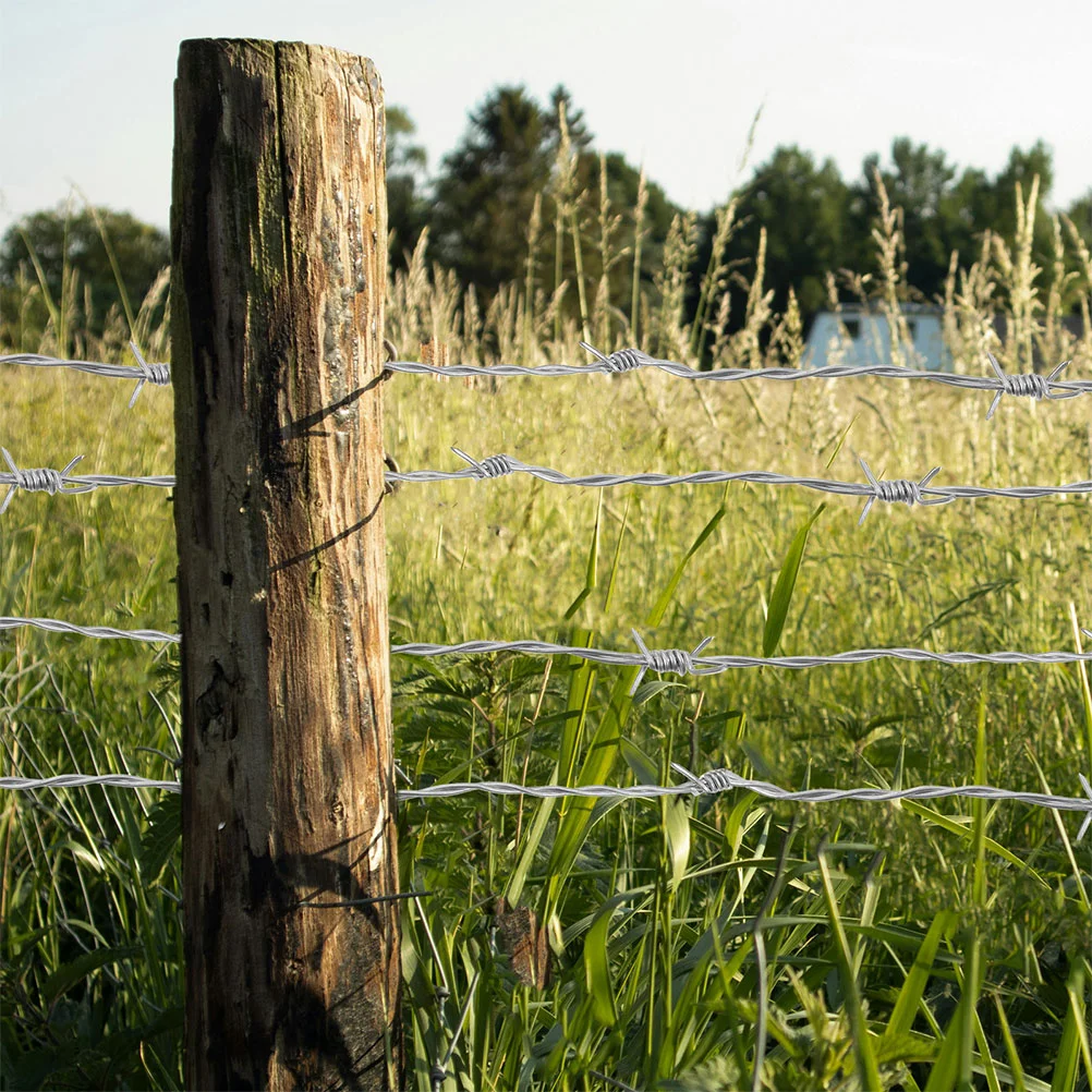 Железная проволока уличная стальная зазубрина замена колючей ограждения для