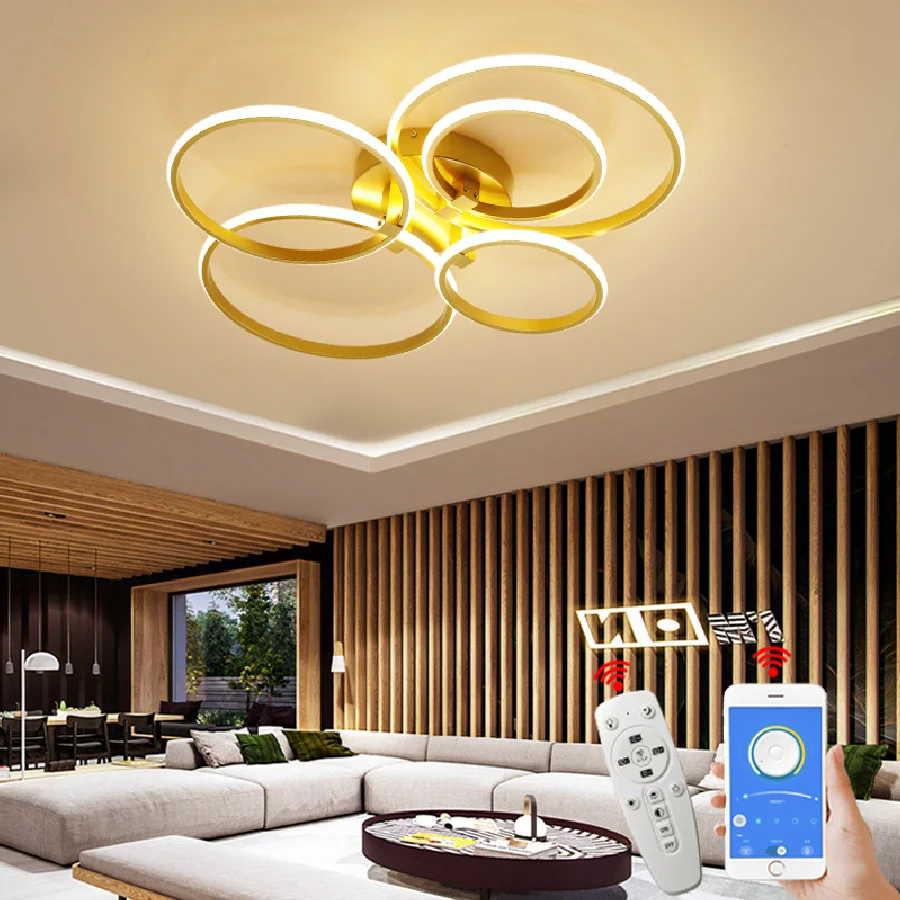 

Surface Mounted Triangle Modern led ceiling lights lamp for living room bedroom lustres de sala home Dec Ceiling Lamp AC90-260V