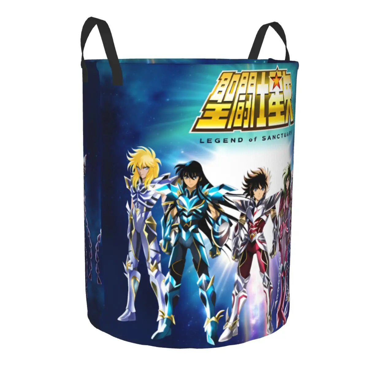 Фото Cygnus Hyoga Knights Of The Zodiac Pegasus Seiya Laundry Basket Shun Phoenix Ikki Clothes Hamper for Household Clothes Storage №2