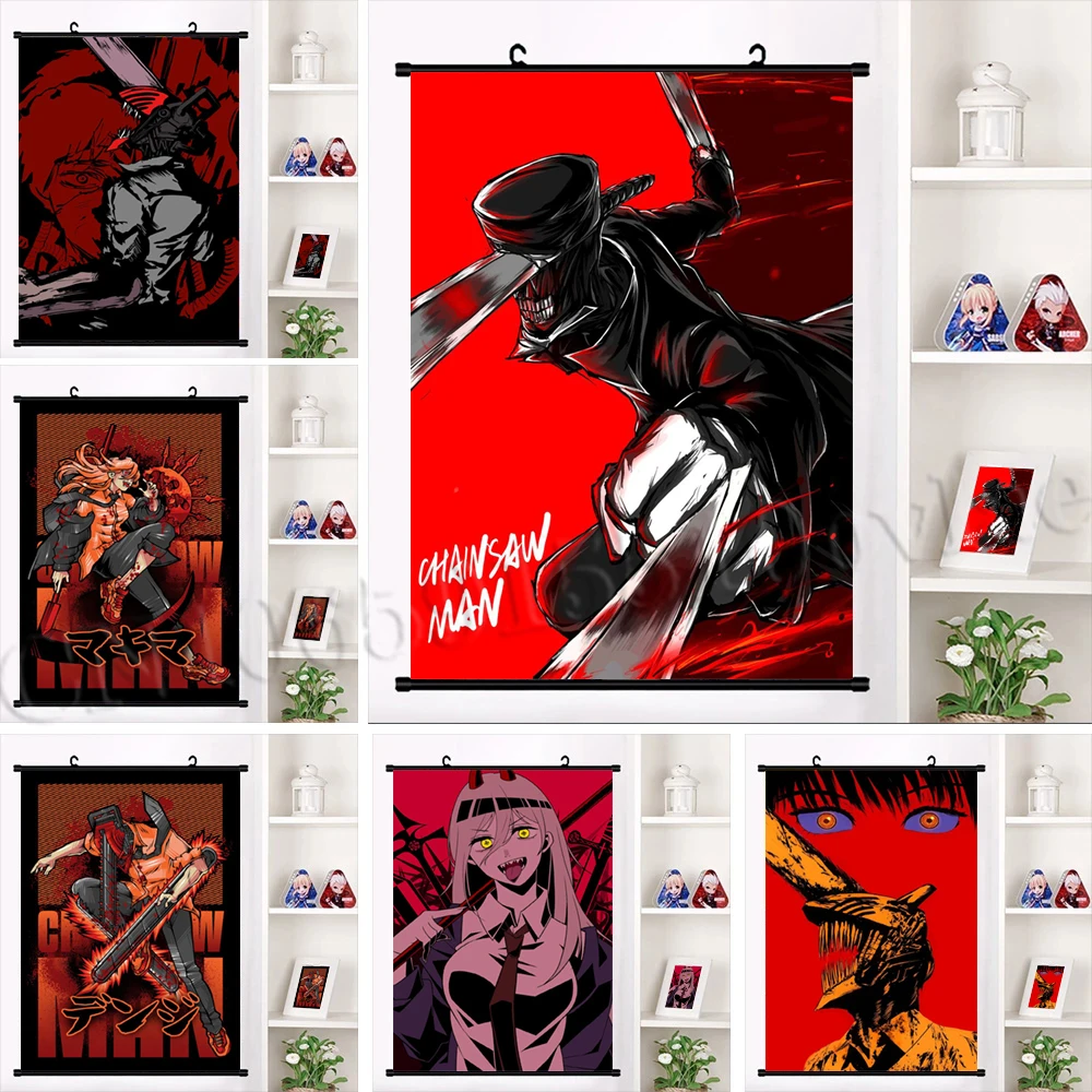 

Настенные картины на холсте с изображением человека и бензопилы