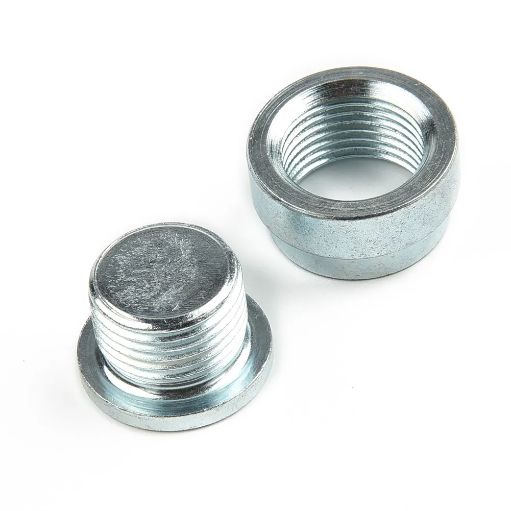 

Brand New Durable Sensor Extender Useful CNC Machined Easily Removal. High Quality Iron Silver Bung+Plug Nut+Cap