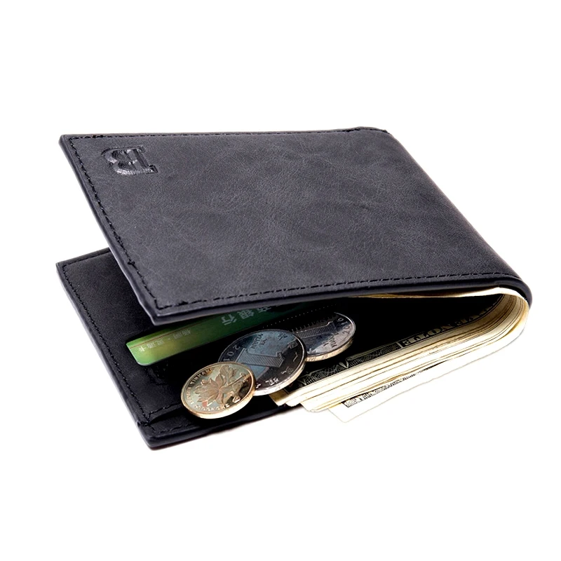 

Fashion Men Wallets Small Wallet Men Money Purse Coin Bag Zipper Short Male Wallet Card Holder Slim Purse Money Wallet