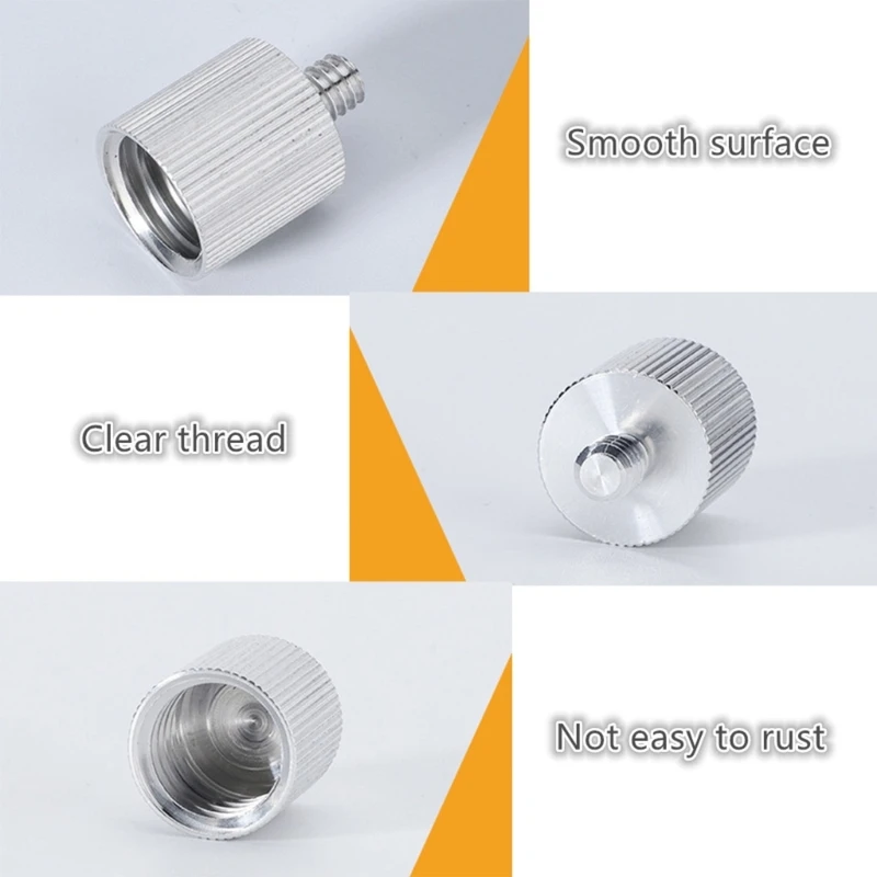 Адаптер Y1UD от 5/8 до 1/4 дюйма с гладкой поверхностью винтовой адаптер для микрофона