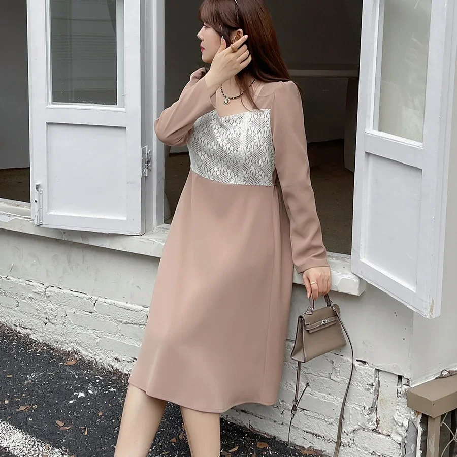 Плюс размер K2121 женская одежда больших размеров новинка весны 2023 двухсекционное