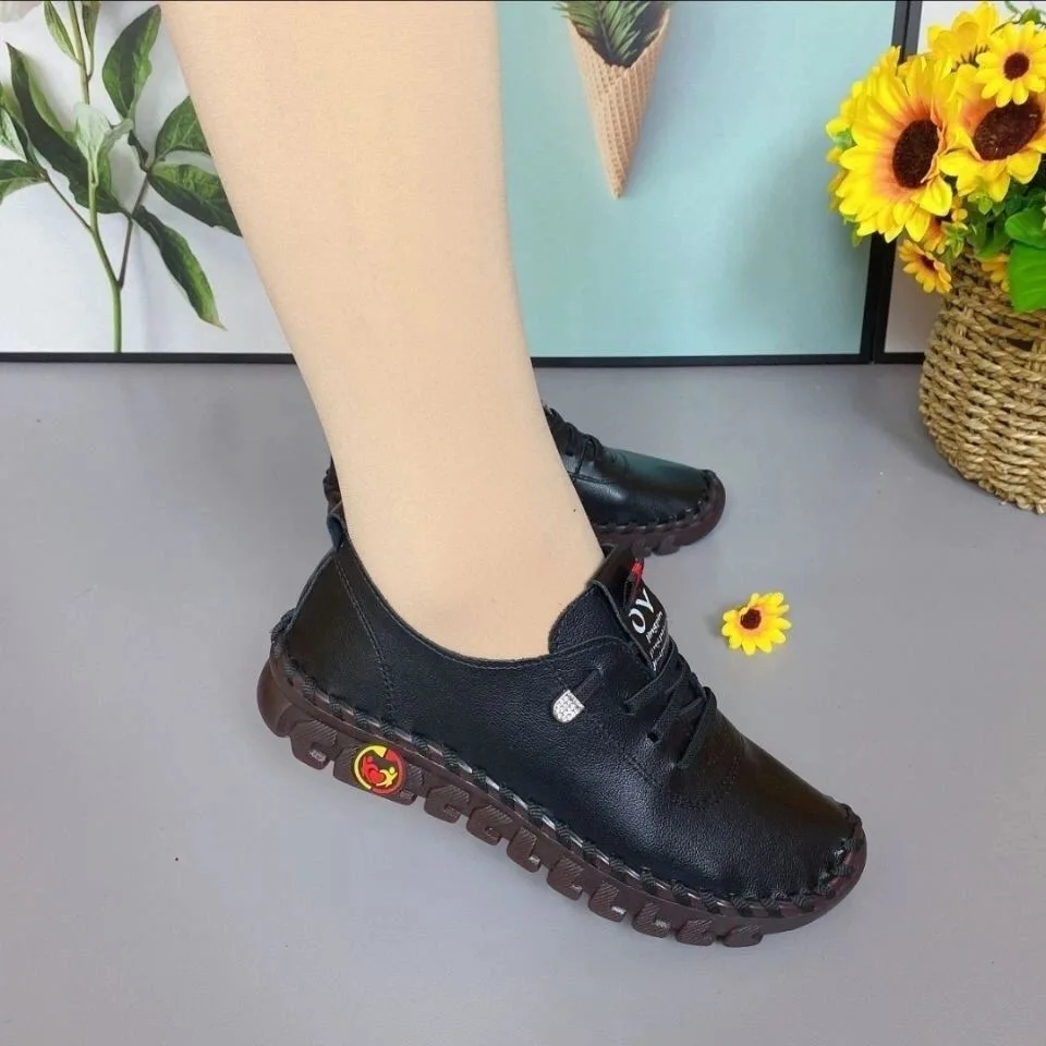 2023 Spring Orthopedic Shoes For Women Autumn Lace Up Flats Women's Loafers Ladies Comfortable Moccasins Shoes Free Shipping