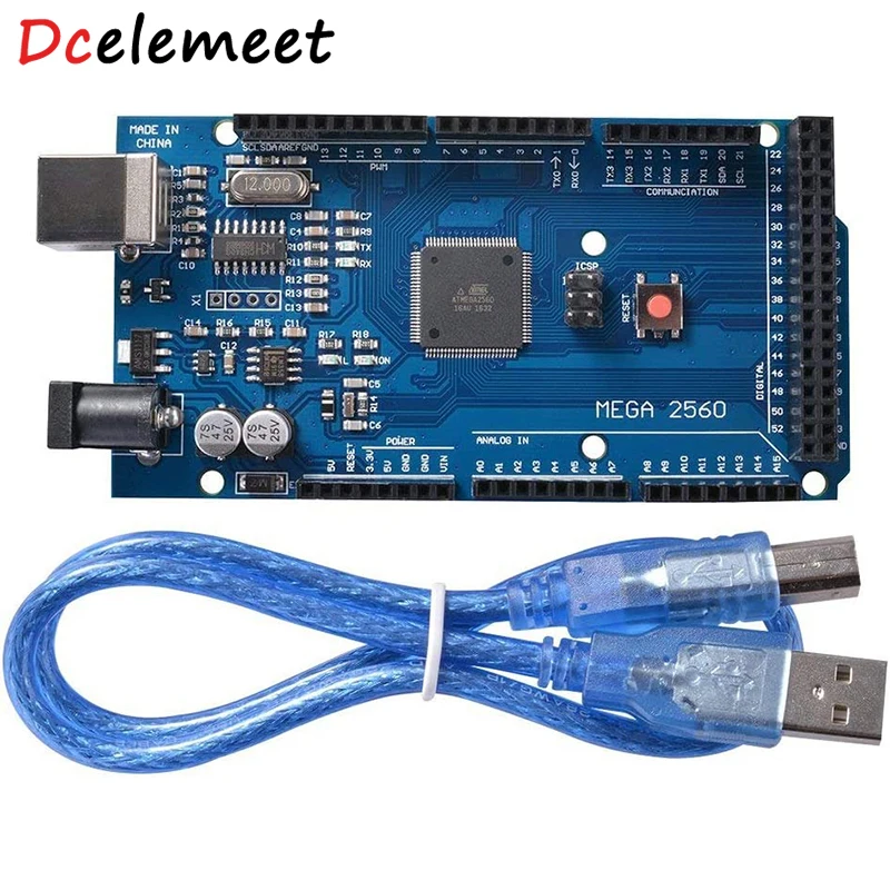 

UNO R3 Official Box ATMEGA16U2 Original ATMEGA328P-MU Chip With Cable For Arduino UNO R3 Development Board