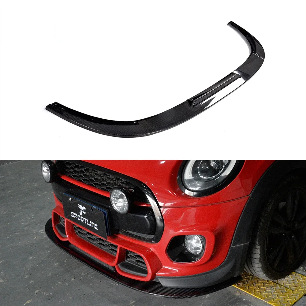 Передний спойлер из углеродного волокна для F55 F56 JCW Mini John Cooper Works 14-18