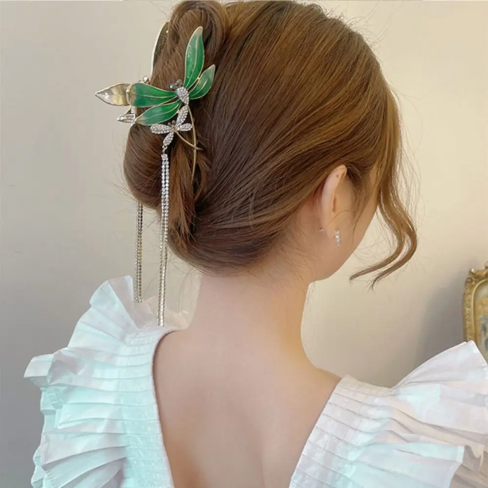 

Hair Accessories Fashion Hollow Out Headdress Crab Clamps Hair Clip Tassel Hairpins Hair Claw