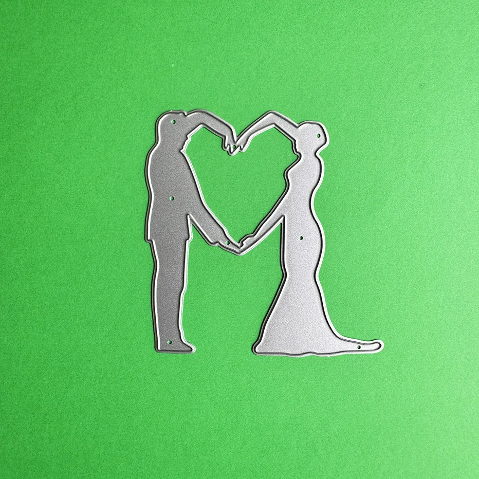 Свадебное сердце с узором для скрапбукинга вырубные штампы распродажа на складе