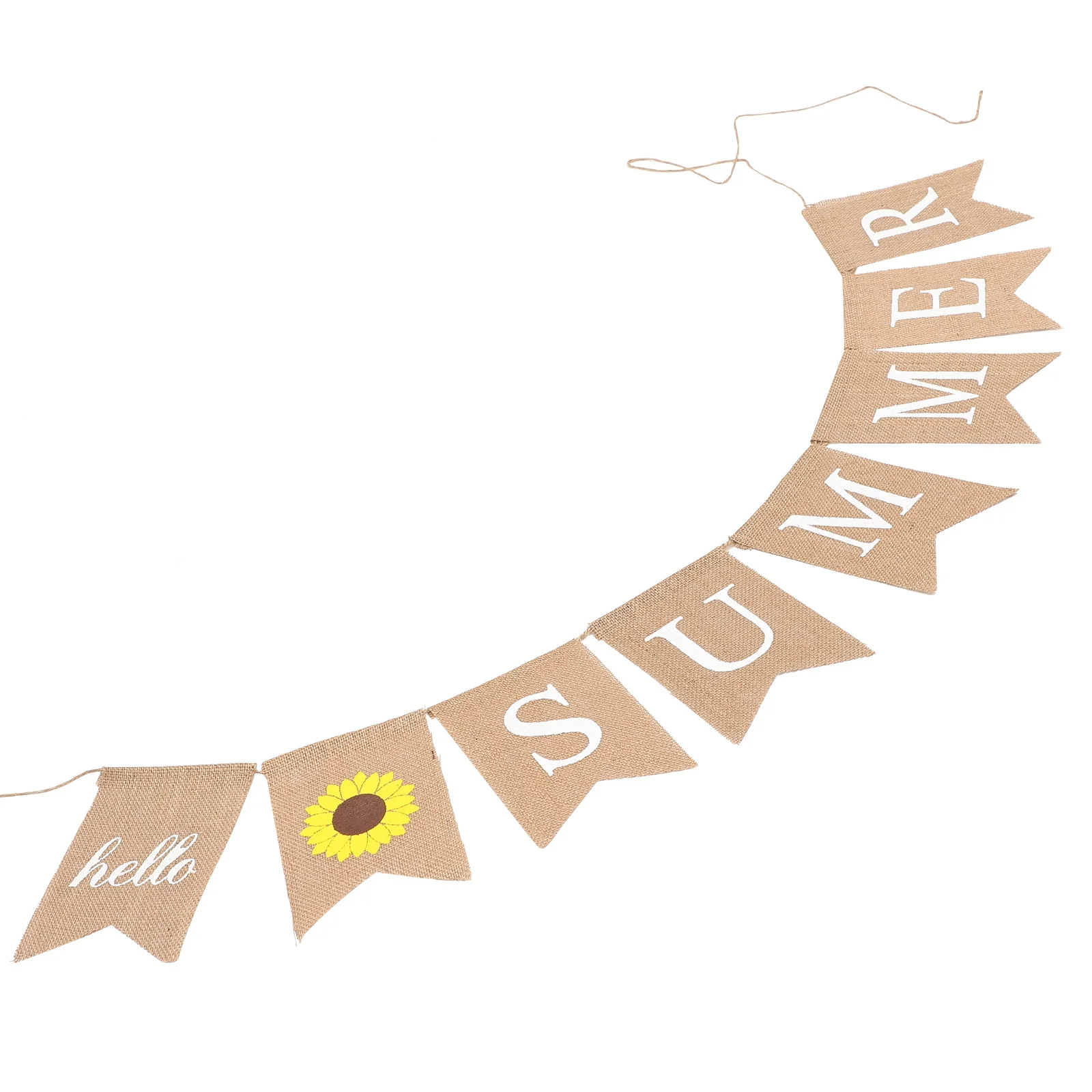 

Rustic Summer Banner Sunflower Banner Decorative Holiday Banner Fireplace Mantel Decor Flag Banner Party Supplies Summer Decor