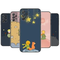 the little prince and the fox phone case hull for samsung galaxy a70 a50 a51 a71 a52 a40 a30 a31 a90 a20e 5g a20s black shell ar