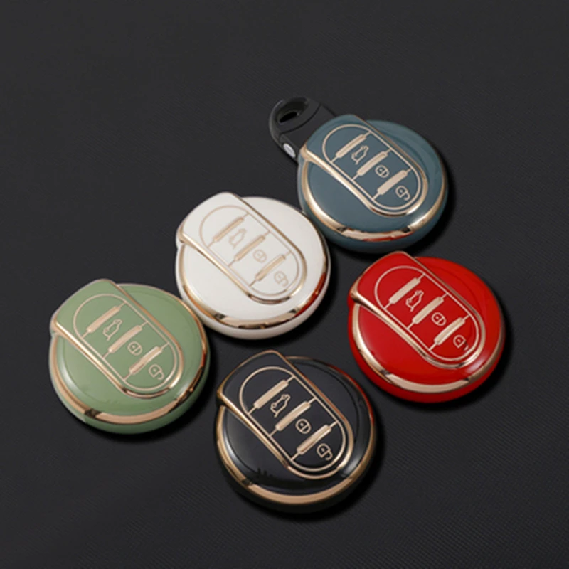 

TPU Car Flip Folding Key Case Cover Shell For BMW Mini COOPERS ONE JCW F56 F55 F54 F57 F60 R55 R56 R57 R58 R59 R60 S Roadster